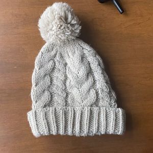 Cream beanie